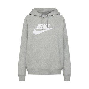 Nike Sportswear Mikina 'Essntl'  šedý melír / bílá