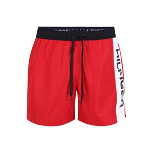 Tommy Hilfiger Underwear Plavecké šortky  krvavě červená / bílá / černá