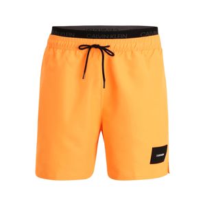 Calvin Klein Swimwear Plavecké šortky  oranžová / černá