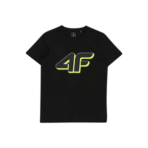 4F Funkční tričko  černá / limetková