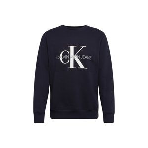 Calvin Klein Jeans Mikina 'Core Monogram'  noční modrá / bílá