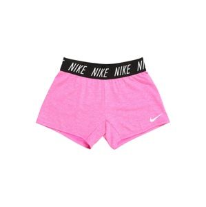 NIKE Sportovní kalhoty 'G DRY SHORT'  pink / bílá