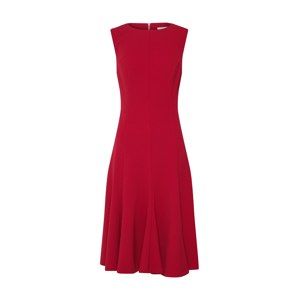 Calvin Klein Koktejlové šaty 'FIT AND FLARE DRESS NS'  červená