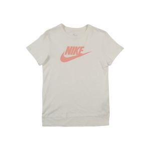 Nike Sportswear Tričko 'DPTL Basic Futura'  korálová / barva bílé vlny