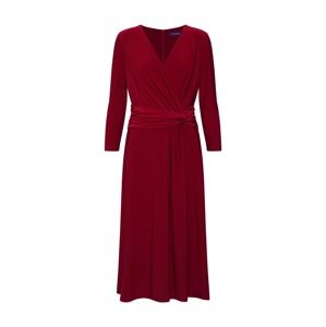 Lauren Ralph Lauren Koktejlové šaty 'ZANAHARY'  vínově červená