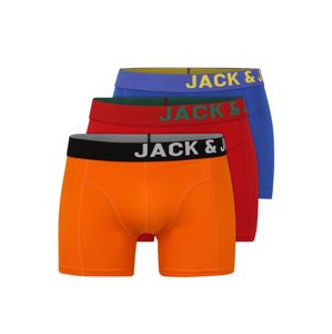 JACK & JONES Boxerky 'Jacside Trunks'  červená / modrá / oranžová
