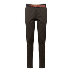 SELECTED HOMME Chino kalhoty 'LIM-YARD AOP PANTS W'  tmavě šedá