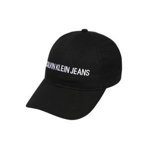 Calvin Klein Čepice 'J SEASONAL INSTITUTIONAL CAP'  černá