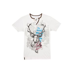 MARJO Krojové tričko  bílá / mix barev