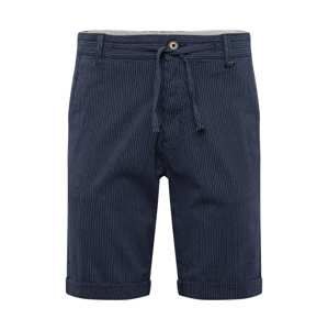 JACK & JONES Chino kalhoty  námořnická modř / bílá