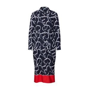 Lauren Ralph Lauren Košilové šaty 'VERANIE-LONG SLEEVE-CASUAL'  námořnická modř