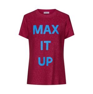 MAX&Co. Tričko 'DAMIERE'  červená