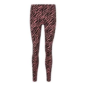 Hey Honey Sportovní kalhoty 'Zebra'  růžová / černá