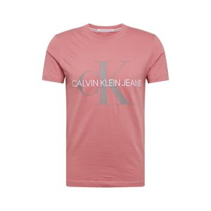 Calvin Klein Jeans Tričko  šedá / bílá / růžová