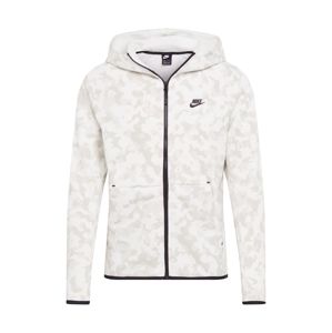 Nike Sportswear Mikina s kapucí  světle šedá / bílá