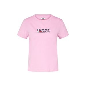 Tommy Jeans Tričko  námořnická modř / růžová