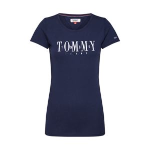 Tommy Jeans Tričko 'TJW CASUAL TOMMY TEE'  námořnická modř / bílá
