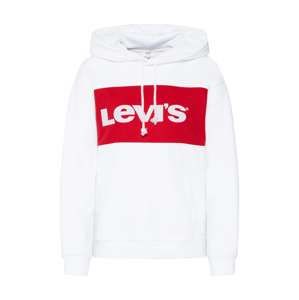 LEVI'S Mikina 'CB Sportswear'  červená / bílá