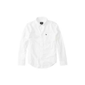 Abercrombie & Fitch Společenská košile 'POPLIN SHIRT 3CC'  bílá